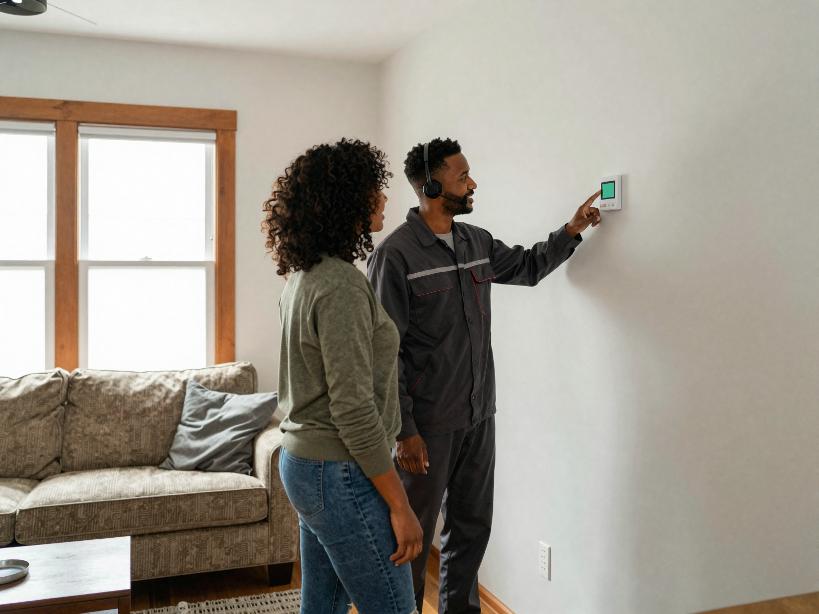 Smart thermostat installation and setup